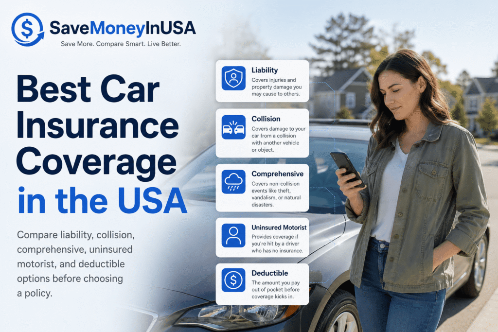 Best car insurance coverage options in the USA for 2026