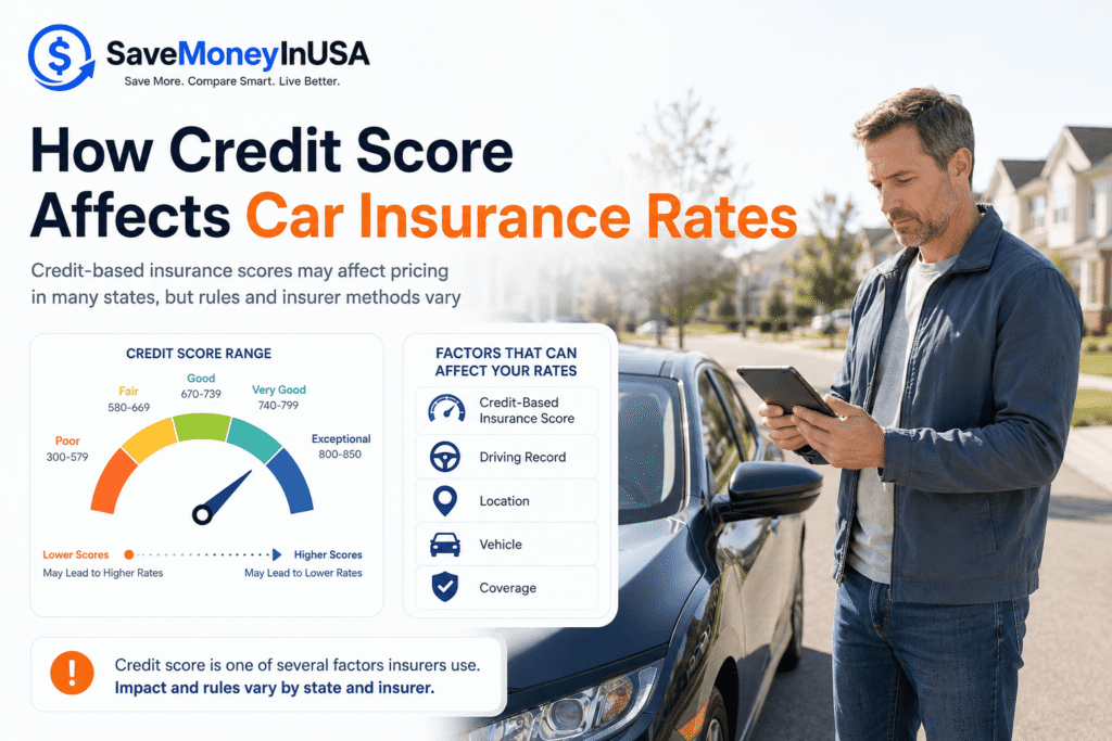 How Credit Score Affects Car Insurance Rates How credit score affects car insurance rates in the USA