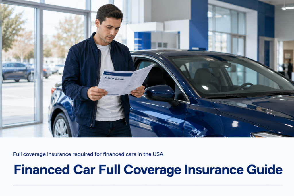 Financed Car Full Coverage Insurance Guide Full coverage insurance required for financed cars in the USA