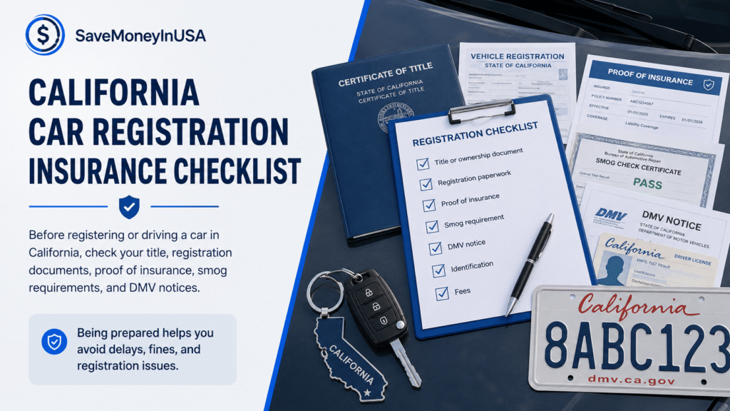 California Car Registration Insurance Checklist California car registration insurance checklist
